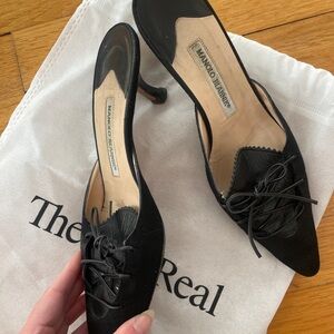 Manolo Blahnik Black Women's Shoes